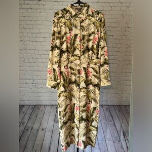 Tommy Bahama Beau Jardin Silk Dress 100% Silk Resortwear
